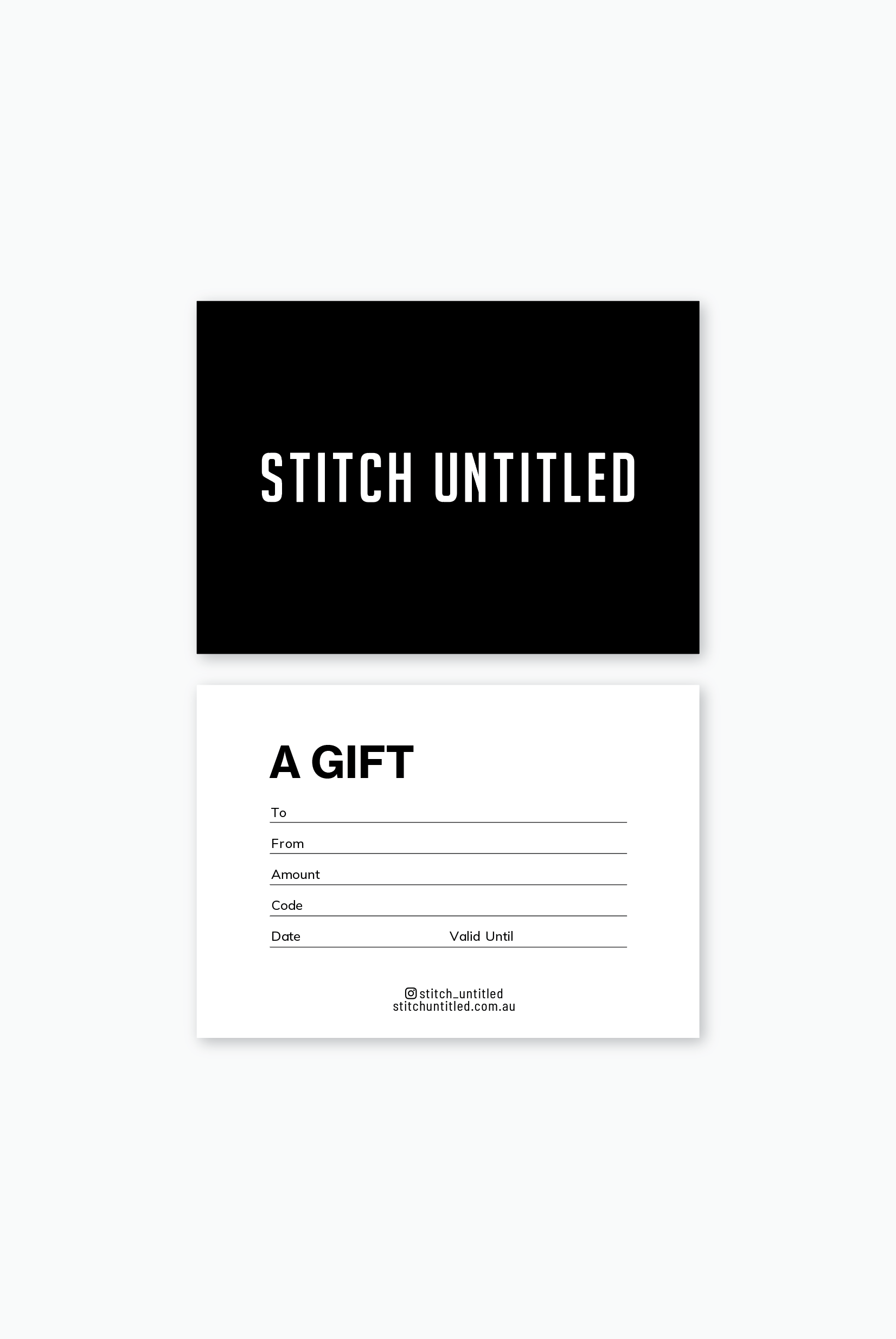 STITCH UNTITLED GIFT CARD